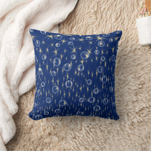 Stars en bubbels vallen kussen