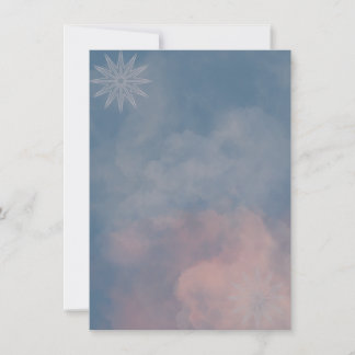 Stars en Clouds Sky Kaart