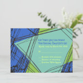 Stars en détresse Bar Bat mitzvah Invitation Répon (Debout devant)