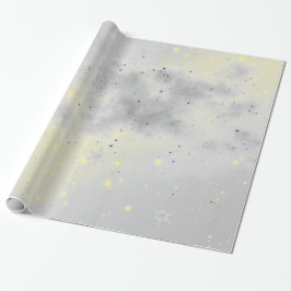 STARS EN KLEUREN VAN HET WRAPPINGSPAPIER CADEAUPAPIER