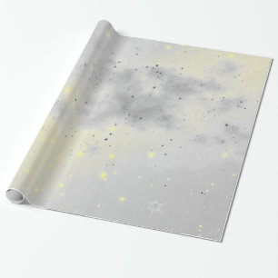 STARS EN KLEUREN VAN HET WRAPPINGSPAPIER CADEAUPAPIER
