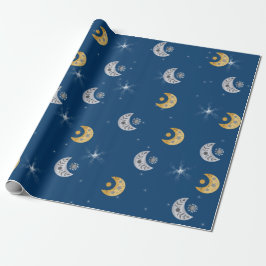 Stars en moons Gift Wrap Cadeaupapier