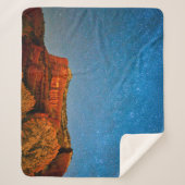 Stars en Red Rock Sherpa Deken (Voorkant)