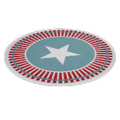 Stars en Stripes, 4 juli, snijvlak Snijplank (Hoek)