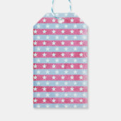 Stars en Stripes American Flag Patriotic Cadeaulabel (Achterkant)