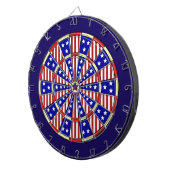Stars en Stripes American Flag Patriotic Dartbord (Voorkant Rechts)