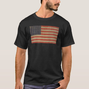 Stars en Stripes  Amerikaanse vlag T-shirt