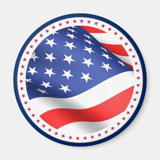 Stars en Stripes Kitchen Magnet Magneet (Voorkant)