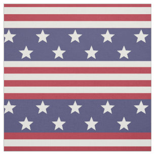 Stars en Stripes Patriottic American Flag Verenigd Stof
