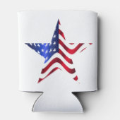 Stars en Stripes Patterned Koelbox Blikjeskoeler (Achterkant)