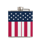 Stars en Stripes Red White Blue Heupfles (Achterkant)