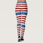 Stars en Stripes uit de VS Leggings (Achterkant)