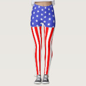 Stars en Stripes uit de VS Leggings (Voorkant)