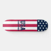 Stars en Stripes US Flag Custom Skateboard (Horizontaal)