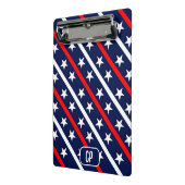 Stars en Stripes USA Flag Custom Mini Klembord (Angled2)