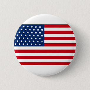 Stars en Stripes USA Ronde Button 5,7 Cm