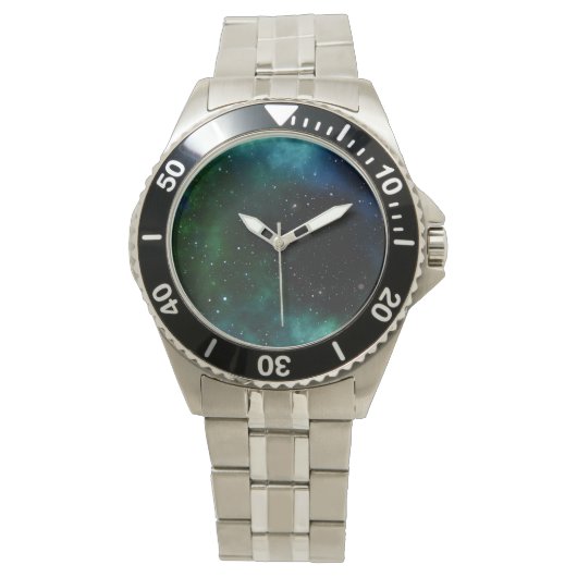 Stars Galaxy Gradient Horloge (Voorkant)