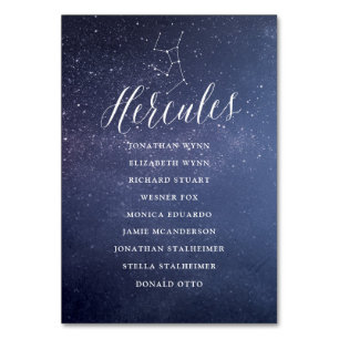Stars Galaxy Mariage Siège Carte Hercules