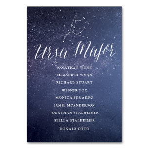 Stars Galaxy Mariage Siège Carte Ursa Major