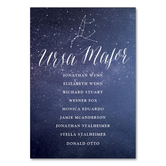 Stars Galaxy Mariage Siège Carte Ursa Major (Par défaut)
