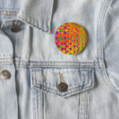 Stars geëxplodeerde PIN BACK BUTTON (In situ)
