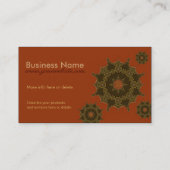 Stars géométriques flottants Cartes de visite (Dos)