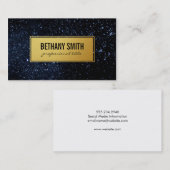 Stars Gold Lijst Visitekaartje (Voorkant / Achterkant)