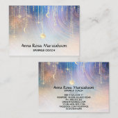 *~* Stars Gold Sparkle Moon Sun Celestial Rainbow Visitekaartje (Voorkant / Achterkant)