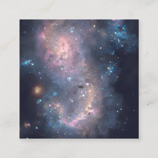 Stars grafisch vierkante visitekaartje (Voorkant)