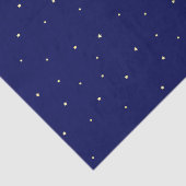 Stars in Midnight Blue Sky fantastisch Tissuepapier (Detail)