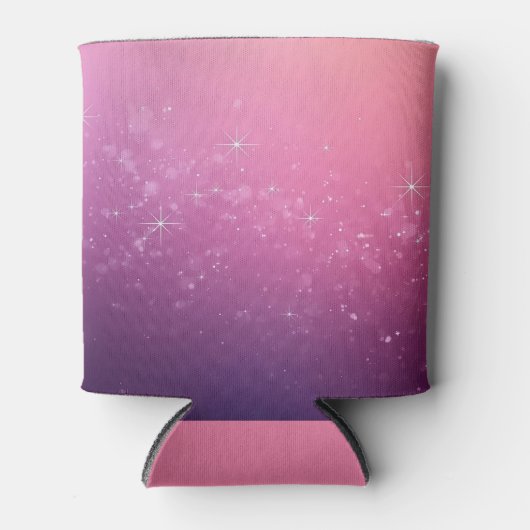 Stars In Pink Space Blikjeskoeler (Voorkant)