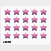 Stars In Pink Space Ster Sticker (Vel)