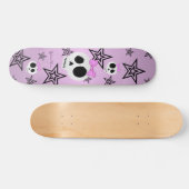 Stars in schedeldek skateboard (Horizontaal)