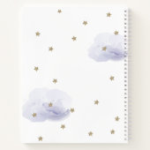 Stars & Lavender Clouds Baby shower Guest Book Notitieboek (Achterkant)
