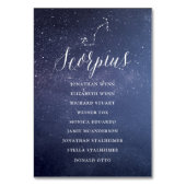 Stars Mariage Carte de siège Scorpius (Par défaut)
