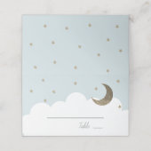 Stars & Moon Baby Blue Boy (Buitenkant ongevouwen)