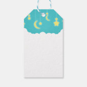 Stars Moon & Clouds Baby shower Gift Label Cadeaulabel (Achterkant)