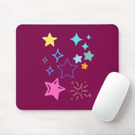 Stars Mousepad Muismat (Met muis)