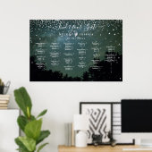 STARS NGHT SKY SEATING CHART, ALPHA POSTER (Thuiskantoor)