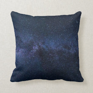 Stars Night Sky Midnight Blue & Black Milky Way Kussen