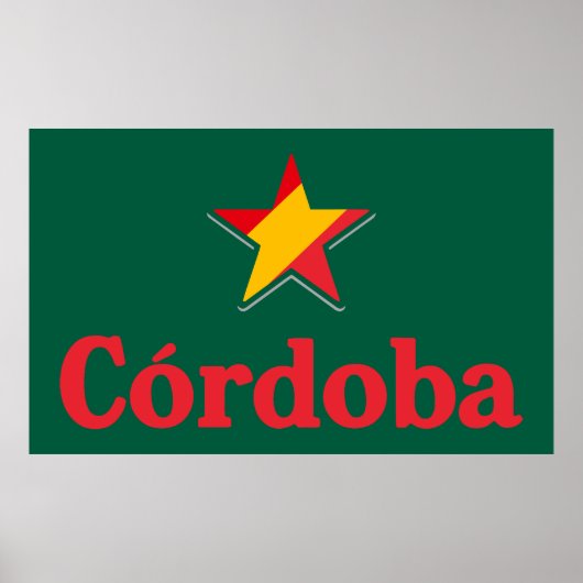 Stars of Spain – Cordoba Poster (Voorkant)