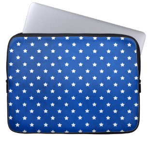 Stars over digitale structuurtextuur van Shirley T Laptop Sleeve