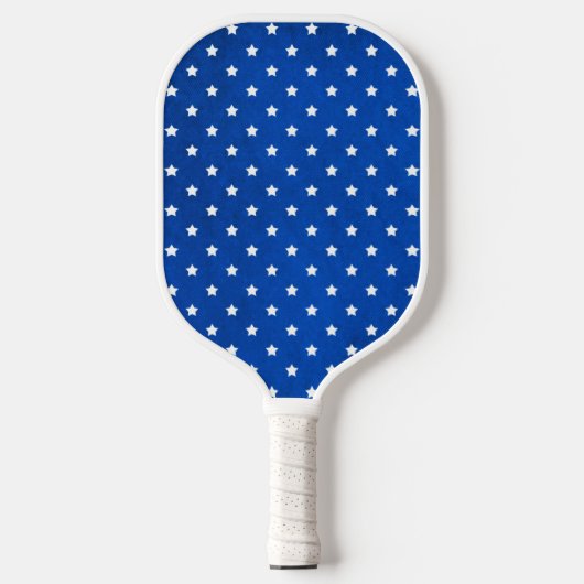 Stars over digitale structuurtextuur van Shirley T Pickleball Paddle (Voorkant)