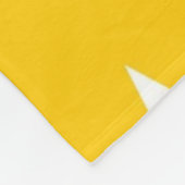 Stars patroon fleece deken (Hoek)