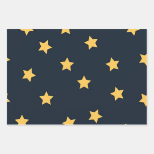 Stars patroon inpakpapier vel