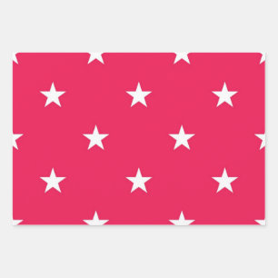 Stars patroon inpakpapier vel