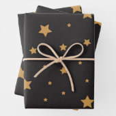 Stars patroon inpakpapier vel (In situ)