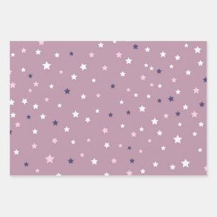 Stars patroon inpakpapier vel