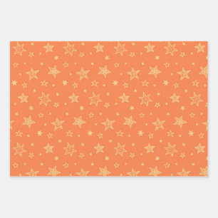 Stars patroon inpakpapier vel
