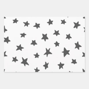 Stars patroon inpakpapier vel